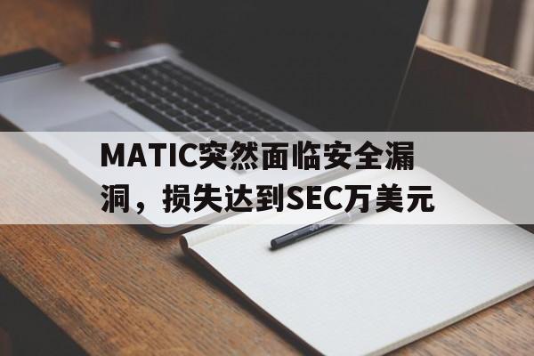 MATIC突然面临安全漏洞，损失达到SEC万美元